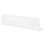 Folding safety gate for cots with adjustable straps 150x40.5x42 cm white 1