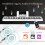 Foldable E-Keyboard Foldable with 88 Illuminated Keys Digital Keyboard Digital Keyboard White 5