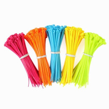 Bridas de cable Windfall de 100 unidades, resistentes, de 8 pulgadas, con capacidad para 50 libras, autoblocantes, de nailon, para uso en interiores