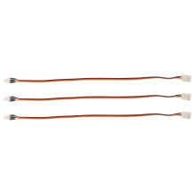 3 stuks 3-pins pc-ventilatorsplitter verlengsnoer voedingsconnector adapterkabel