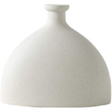 Geometrisk keramisk vase hjemmepynt hvit kreativ keramisk blomsterpotte tørket blomsterarrangement kunst stue kreativ hjemmedekor (C)