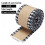 2Rolls Χριστουγεννιάτικες Κορδέλες Buffalo Plaid, με Ενσύρματη Άκρη από Λινάτσα, 2