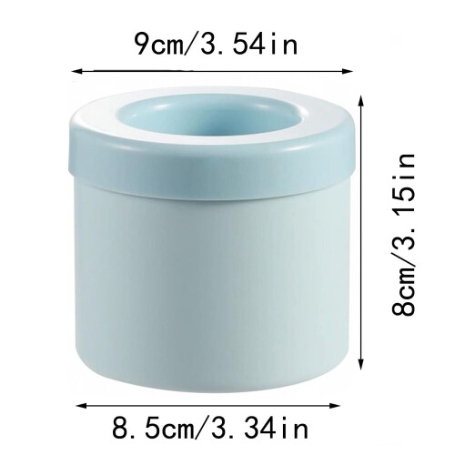 VOSS Zylinder-Eiswürfelform, Eisbecher, Eismaschine, Eisaufbewahrungsbox, Eiswürfelbehälter 2
