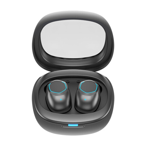 Ασύρματα ακουστικά Gnobogi Mini Bluetooth5.3, ελαφριά με μικρόφωνο, συμβατά με τηλεόραση, 1