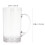 Κούπα Μπύρας Eease Clear Acrylic με Λαβή - 660ml 4