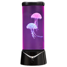 Yonrjhukm LED-Traumqualle, rundes Quallen-Aquarium mit realistischer Optik, 7 Farben für stimmungsvolle Quallen-Aquarienbeleuchtung,