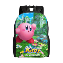 Zaino Kirby per bambini, borsa per la scuola, borsa da viaggio, valigia per ragazzi, ragazze e adolescenti.