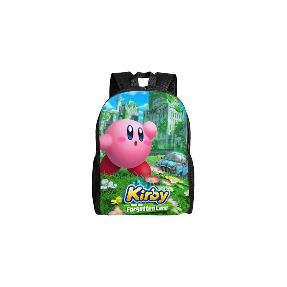 Kirby Kids Backpack School Bag Travel Bag Suitcase For Boys Girls Teenager