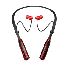 Bluetooth sluchátka do uší, bezdrátová špuntová sluchátka do uší s mikrofonem, design s nákrčním obloukem, redukce hluku, Bluetooth 5.0,