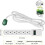 Go Green Power GG-16106MS Προστατευτικό υπερτάσεων, 1,80 μ., Λευκό, 1,80 μ. 2