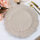 BalsaCircle6Taupe13" Ακρυλικές Ξύλινες Στρογγυλές Πλάκες Φορτιστή Reef με Υφή 1