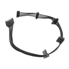 jixopn SATA15Pin1to5Port hunn harddisk strømledning forlengelseskabel SATA-adapter