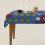 Mario Rectangular Tablecloth Water Resistance Antiwrinkle Spillproof Soft Fabric Table Cloth 60"X90" 7