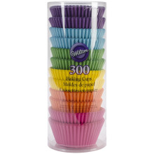 Wilton Standard-Backförmchen Rainbow Brights, 300 Stück pro Packung