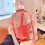 Pink Water Bottle 750ML PP PC, 178x33x108mm, with Strap 4