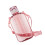 Pink Water Bottle 750ML PP PC, 178x33x108mm, with Strap 10