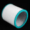 ZPSHYD luftrenarfilterutbyte, kompatibelt med Dyson TP00/TP03/TP02/AM11 3