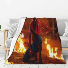 Pătură din fleece Spider-Man, super moale și confortabilă, caracteristici ale lenjeriei de pat pentru copii - super moale, 101,6 x 76,2 cm