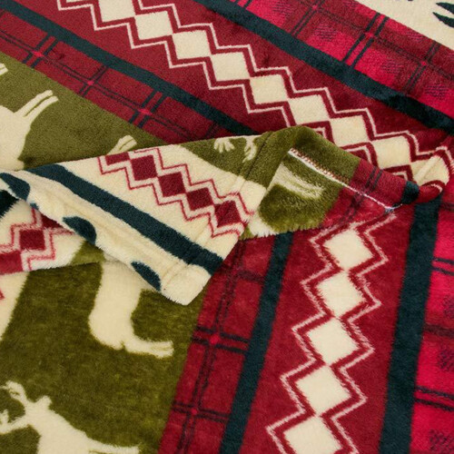 Κουβέρτα Visland Velvet Super Soft με Χριστουγεννιάτικες Στάμπες από Φλις - Διακόσμηση 2