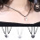 2 collane abbinate magnetiche geometriche creative unisex commemorative significative per lui e per lei, per coppia 4