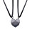 2 collane abbinate magnetiche geometriche creative unisex commemorative significative per lui e per lei, per coppia 2