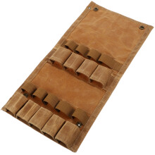 Pochette de rangement pour condiments de camping, sac à épices en toile nylon, idéale pour le camping et les voyages.