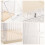 Double Layer Bread Box Storage Container Countertop Bin Housef Kitchen Cutlery Loaf Bakery Display Case for 3