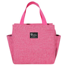 Bolsa térmica QISIWOLE para almoço, unissex, à prova de vazamentos, com alça removível, tamanho extra grande com bolsos laterais, bolsa térmica