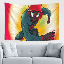Spider-Man Wandteppich, Wanddekoration für Jungen- und Mädchenzimmer, Wohnzimmer, 152 x 102 cm