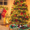 Φούστα για Χριστουγεννιάτικο Δέντρο 150cm, Red Grinch Soft Farmhouse Χριστουγεννιάτικο 6
