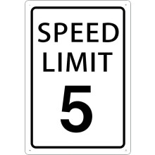 Comhartha Teorainn Luais 25Mph, Comharthaí Teorainn Luais Nuálaíochta Moilliú Comhartha Rabhaidh Tráchta Bóthair Sráide 8X12 Orlach