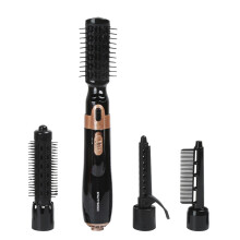Multifunktionaler Lockenstab 4-in-1 Heißluftkamm Haarkamm Stylingkamm Haarglätterkamm Haartrockner Blattlos