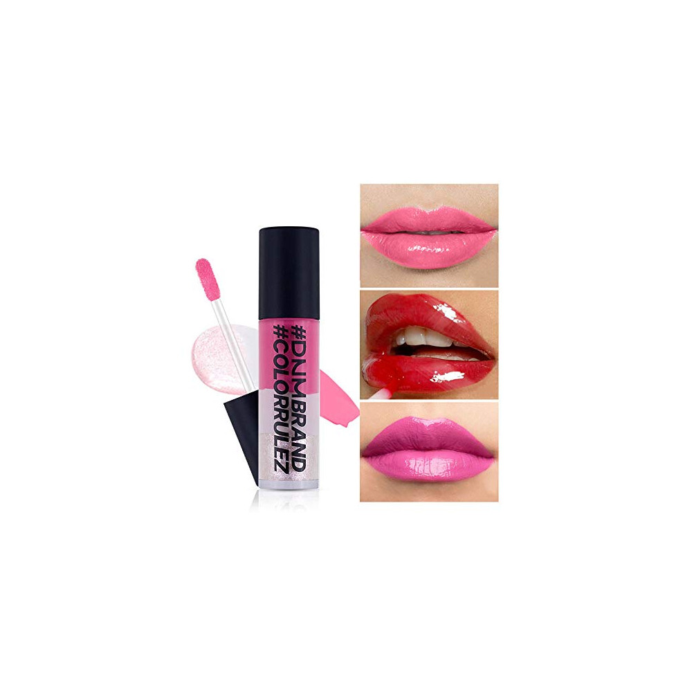Long Lasting Matte Liquid Lipstick with Waterproof Metallic Shimmer and Velvet Smooth Finish Pink03