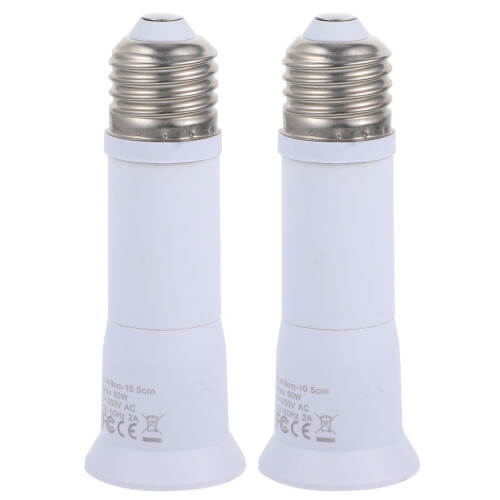 LHXC2pcs Prolunga telescopica per portalampada E27