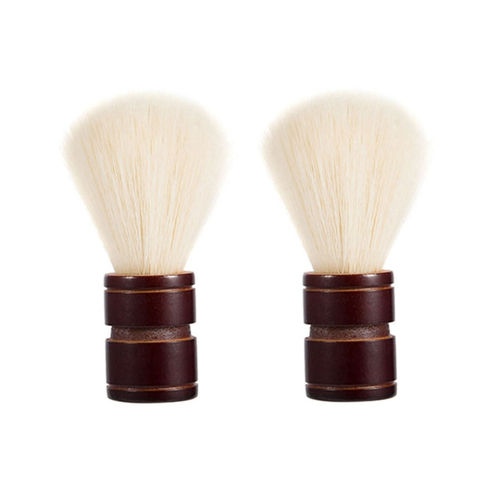 2X Man Pure Hair Shaving Brush Wood for Double Edge Straight Classic Brush