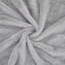 63 x 20 Zoll (ca. 160 x 51 cm) großer, dunkelgrauer Kunstfellstoff mit kurzem Haar, vorgeschnittene, zottelige Stücke für Kostüme, Bekleidung,