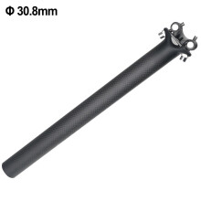Tige de selle en fibre de carbone pour vélo de route/VTT, diamètre 27,2/30,8/31,6 mm, diamètre 350/400 mm
