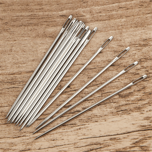 125mm 200pcs Sack Needle Large Hand Sewing Bag Needle Binding Needle 2