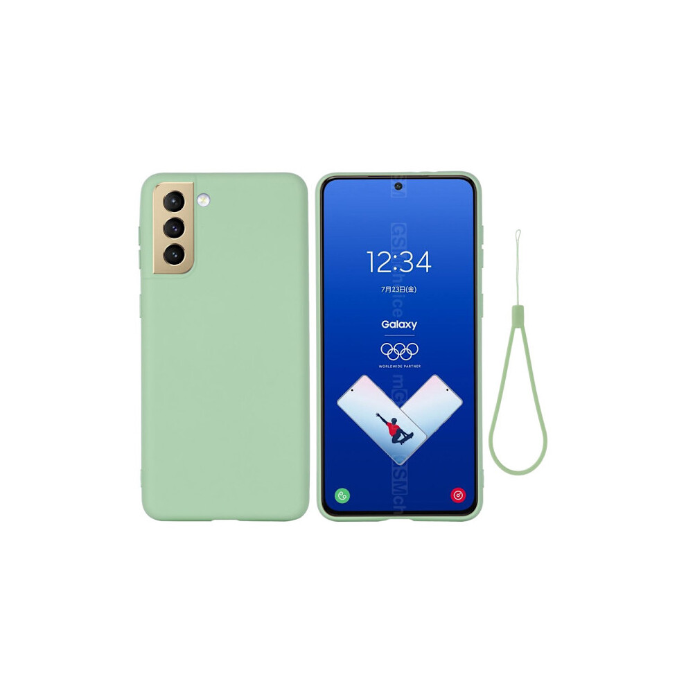 Silicone Cover Compatible With Samsung Galaxy S21 Fe Green 9048212808770