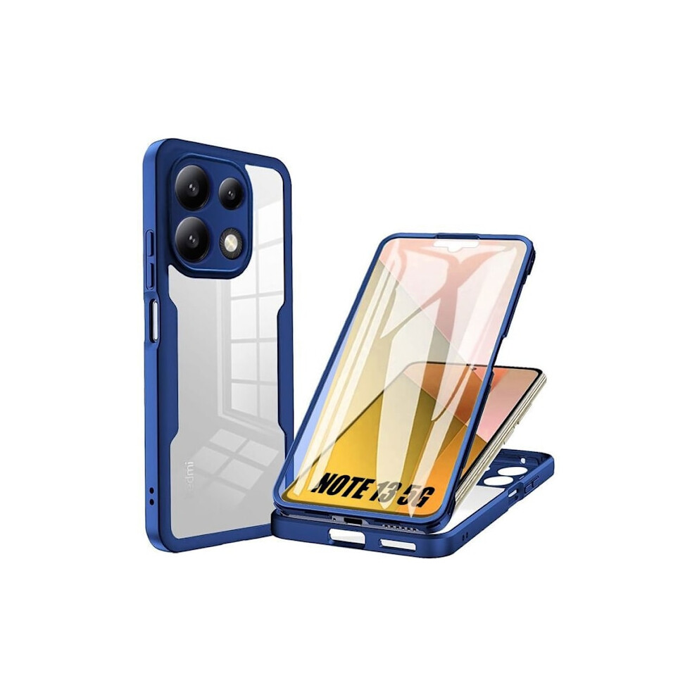 Coque - Compatible With Xiaomi - Redmi Note 13 5G - Dark - 360 Degree Protection - Hard Navy Blue 9048212808848