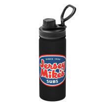Jersey Mike's Subs Isolierte Wasserflasche, 530 ml, Edelstahl, Neuheit, Sportbecher, tragbar, für Reisen, Outdoor-Fitnessstudio