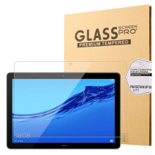 Cosantóir Scáileáin Gloine Tempered Lánchlúdaigh atá comhoiriúnach le Huawei MediaPad T5 10