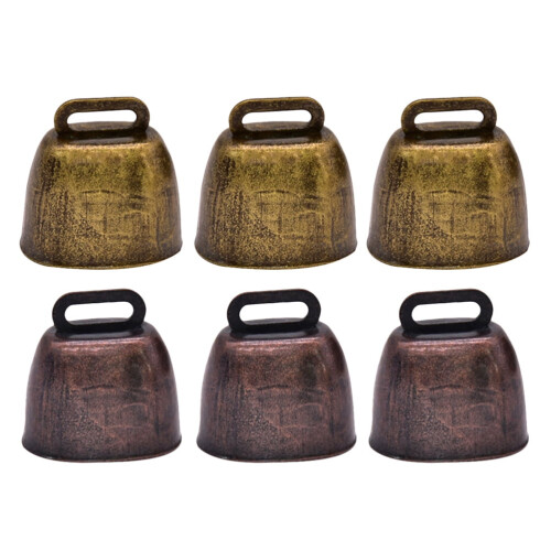 Lixi6pcs Κουδούνια κατά των χαμένων ζώων Είδη βόσκησης Κουδούνια μενταγιόν για