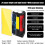 Φως εργασίας LINLIN USB COB LED με μαγνητική βάση και γάντζο, ρυθμιζόμενο 360, 5 4