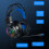 Ακουστικά παιχνιδιών με ήχο surround 7.1 για υπολογιστή, ακουστικά USB για υπολογιστή με 7
