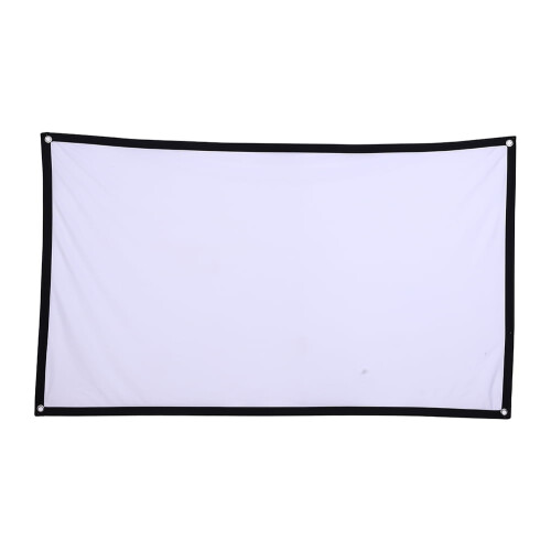 Πτυσσόμενη οθόνη προβολέα Milk Silk 16:9, 87*49,21'', φορητή εξωτερική κινηματογραφική 1