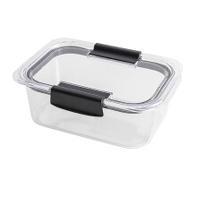 Contenitore per alimenti Begine Kitchen Crisper, quadrato trasparente da 920 ml, ermetico, a prova di umidità, compatibile con l'organizzazione