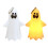 FloHua Διακοσμήσεις για το Halloween Εκπτώσεις Φωτιστικά χειρός σε σχήμα φαντάσματος 2