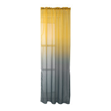 Perdele semi-voile cu buzunar pentru tijă, cu degrade, pentru dormitor și living - Draperii opacizante din poliester pentru ferestre (B)