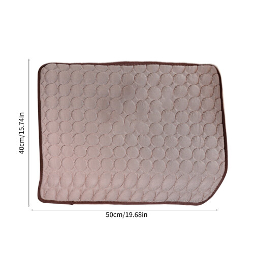 Pet Ice Mat Summer Cool Ice Silk Sleeping Mat, Μαξιλάρι Καναπέ, Διαφανές Αναπνεύσιμο Χαλί Συμβατό με 1